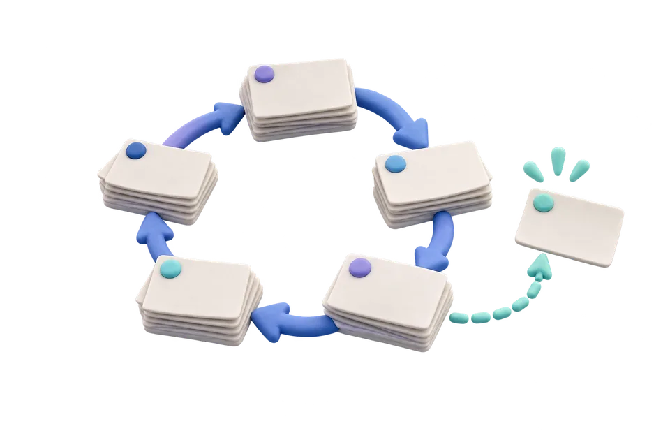 Concept illustration of identifying a repeated task before automating it