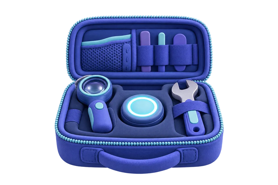 Concept illustration of tools for maintaining and reviewing a business system