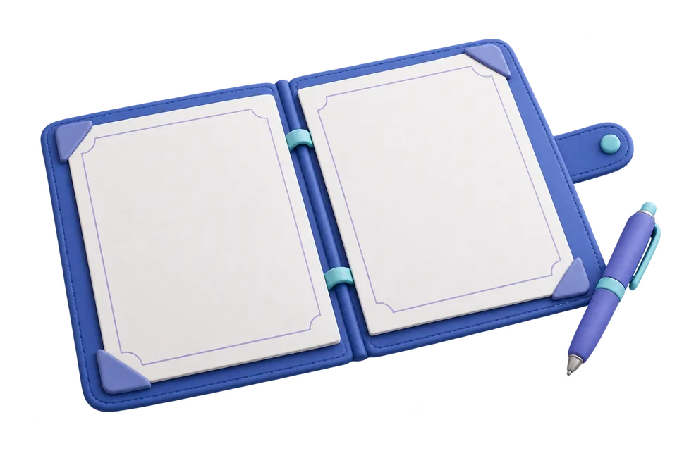 Concept illustration of written terms and a clearly defined project scope